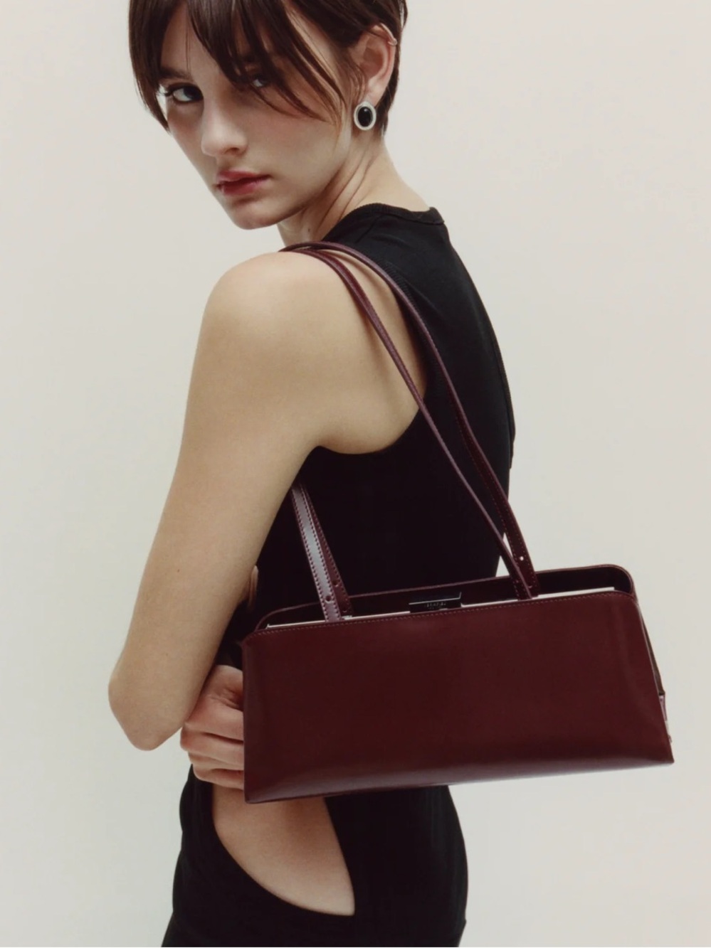 Verafied Burgundy Éclair Bag